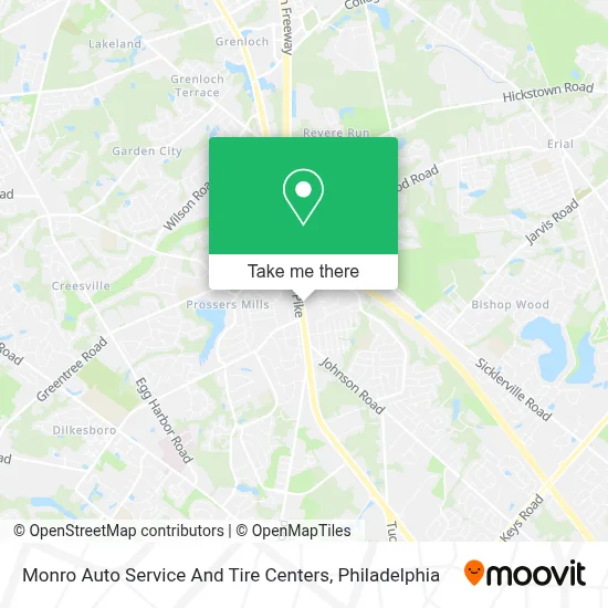 Monro Auto Service And Tire Centers map
