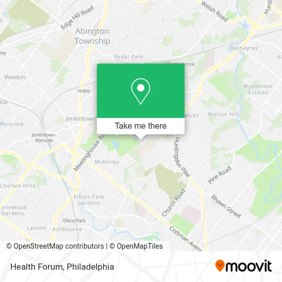 Health Forum map