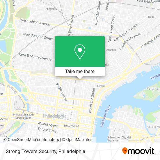 Strong Towers Security map
