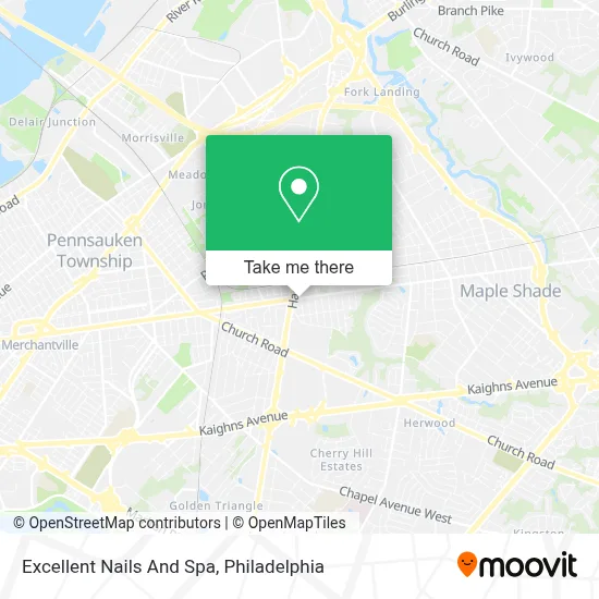 Excellent Nails And Spa map