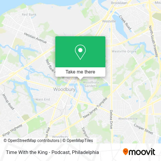 Time With the King - Podcast map