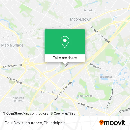 Paul Davis Insurance map