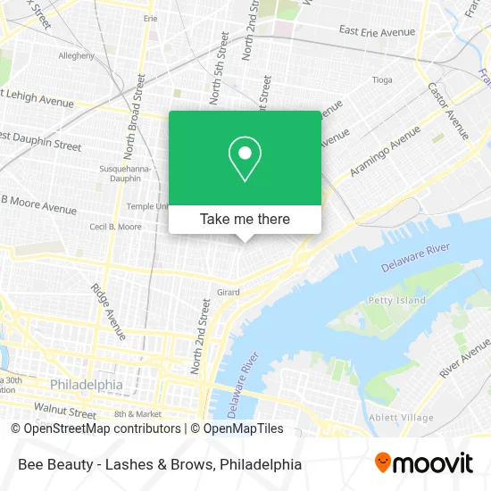 Bee Beauty - Lashes & Brows map