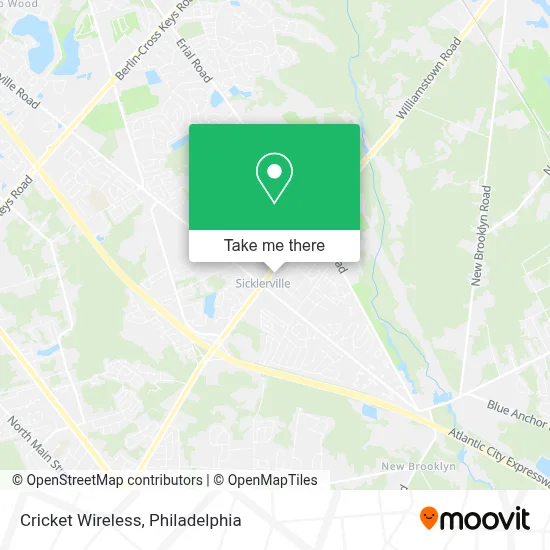 Cricket Wireless map