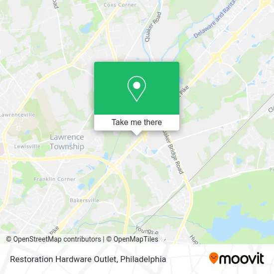 Restoration Hardware Outlet map