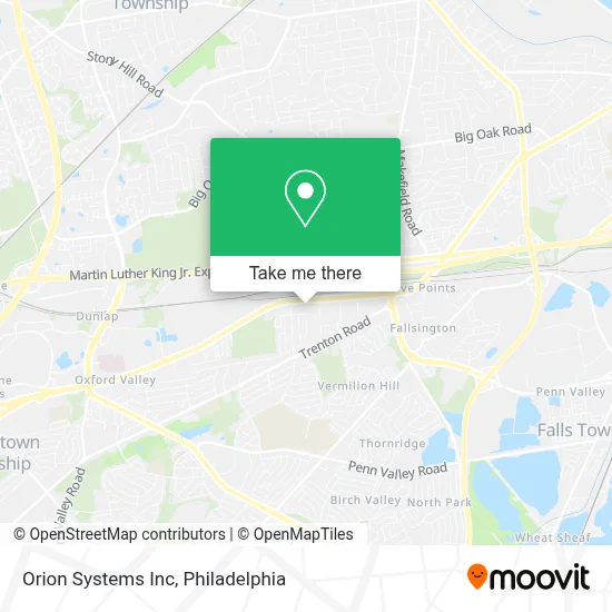 Orion Systems Inc map