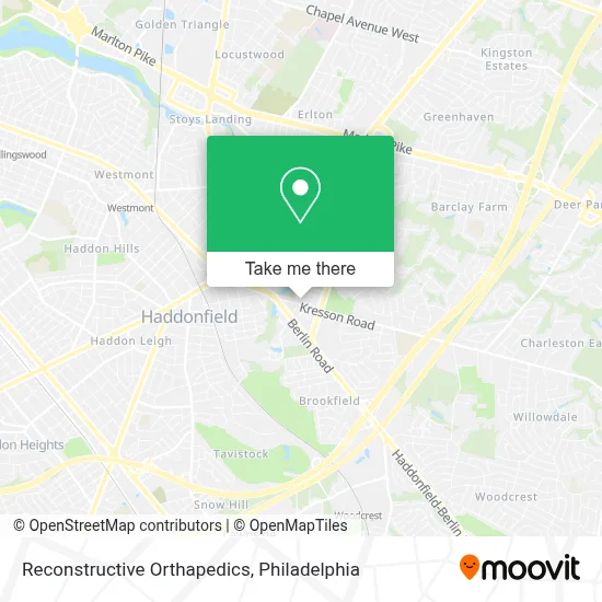 Reconstructive Orthapedics map