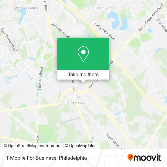 T-Mobile For Business map