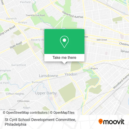 St Cyril School Development Committee map
