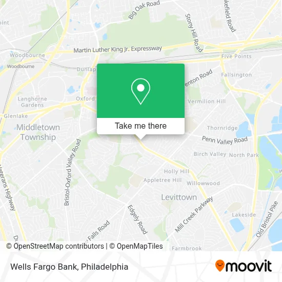 Wells Fargo Bank map