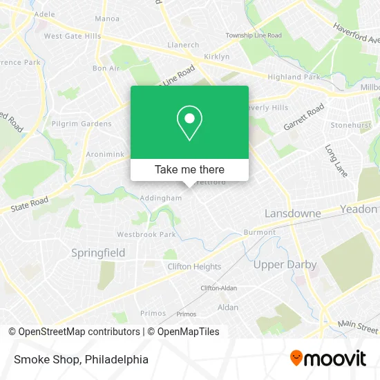 Smoke Shop map