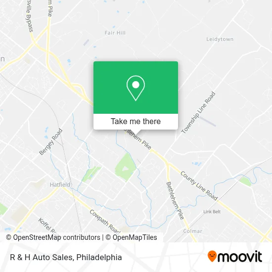 R & H Auto Sales map