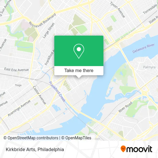 Kirkbride Arts map
