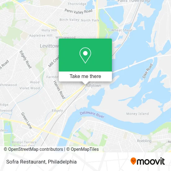 Sofra Restaurant map