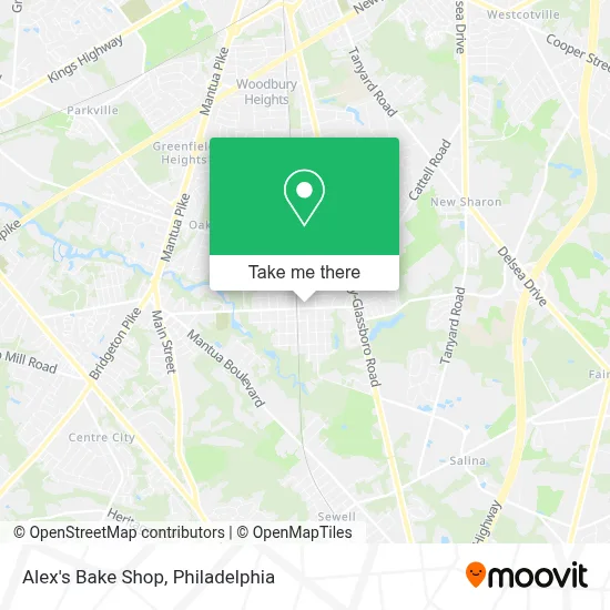 Alex's Bake Shop map