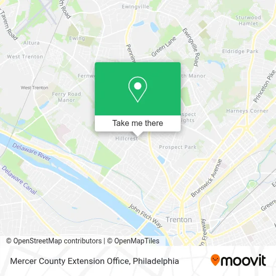 Mercer County Extension Office map