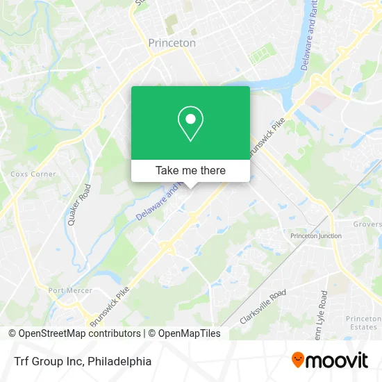 Trf Group Inc map