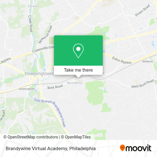Brandywine Virtual Academy map