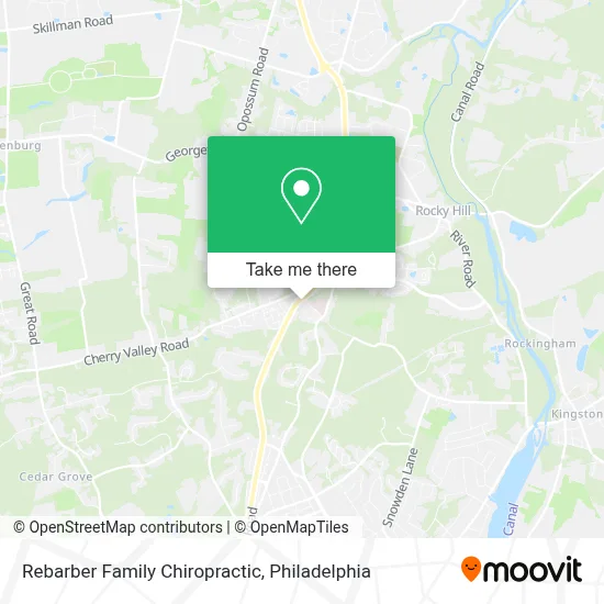 Rebarber Family Chiropractic map