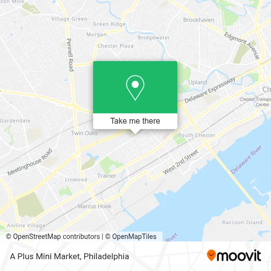 A Plus Mini Market map