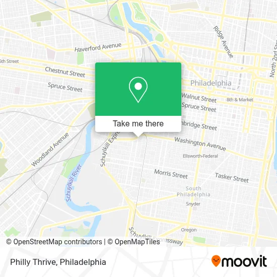 Philly Thrive map