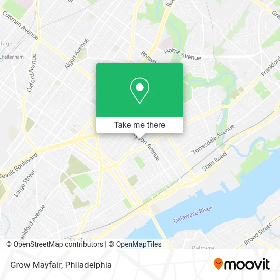 Grow Mayfair map