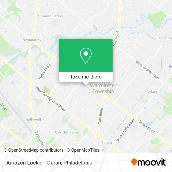 Amazon Locker - Duran map