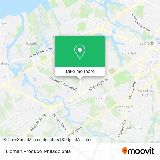 Lipman Produce map