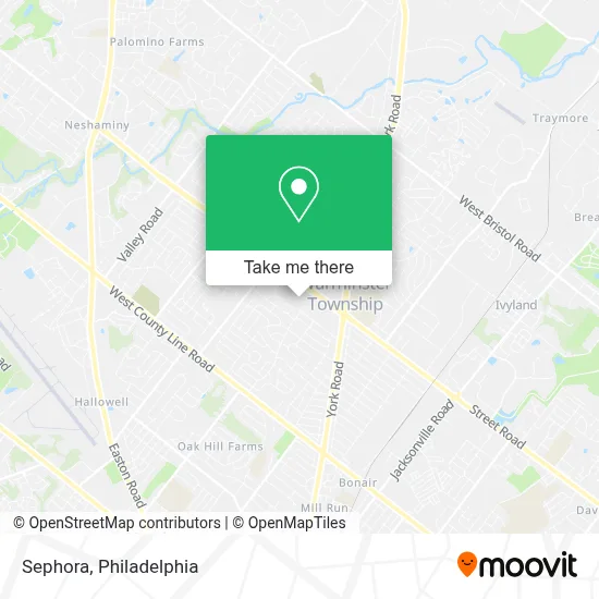 Sephora map