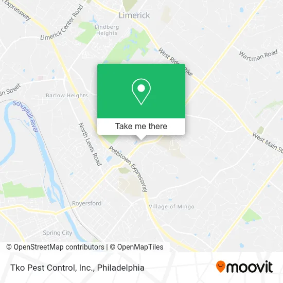 Tko Pest Control, Inc. map