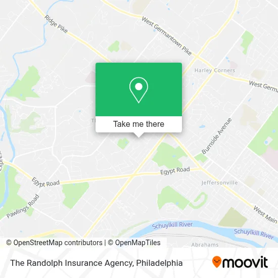 The Randolph Insurance Agency map