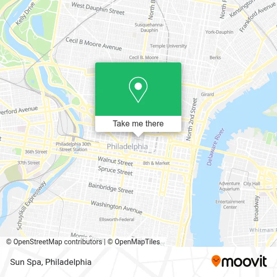 Sun Spa map