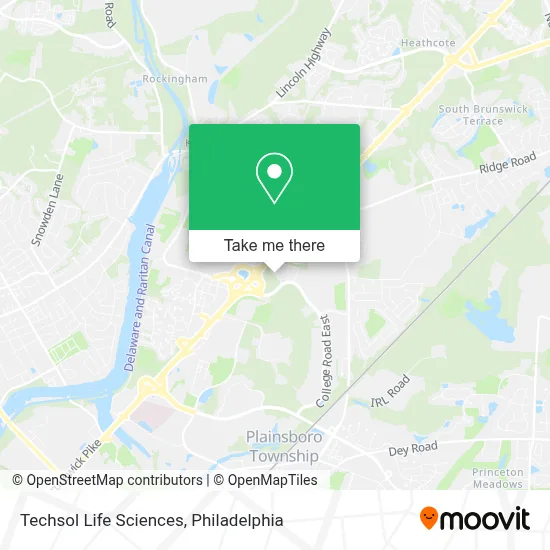 Techsol Life Sciences map