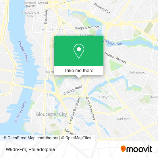 Wkdn-Fm map