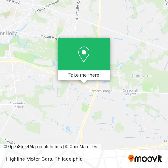 Highline Motor Cars map