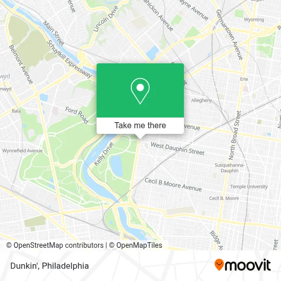 Dunkin' map