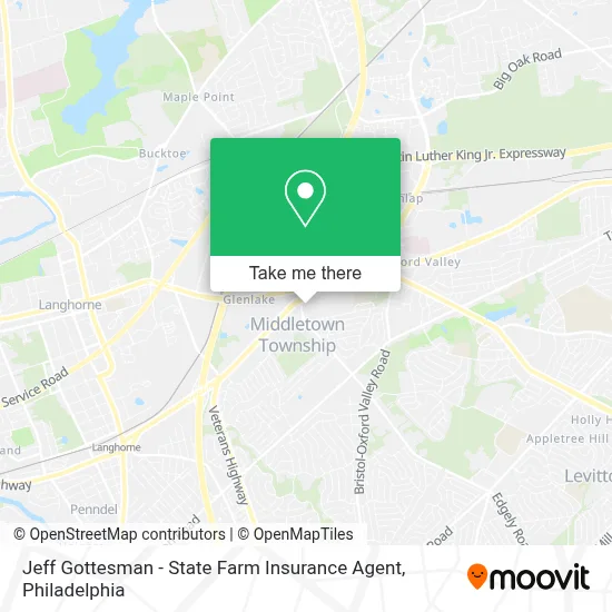Jeff Gottesman - State Farm Insurance Agent map