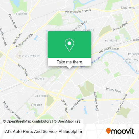 Al's Auto Parts And Service map