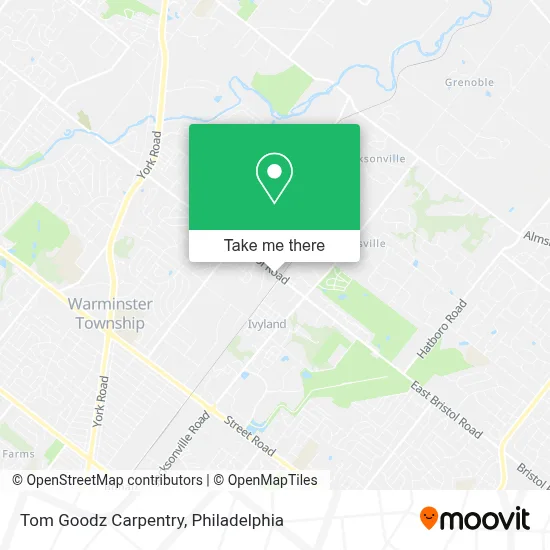 Tom Goodz Carpentry map