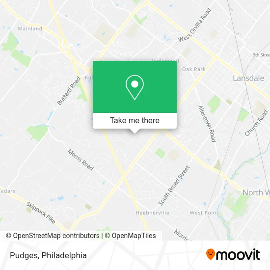 Pudges map
