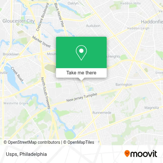 Usps map