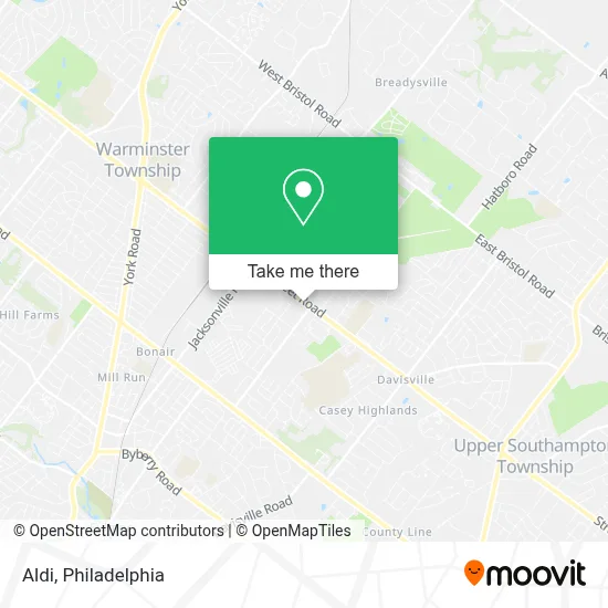 Aldi map