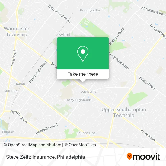 Steve Zeitz Insurance map