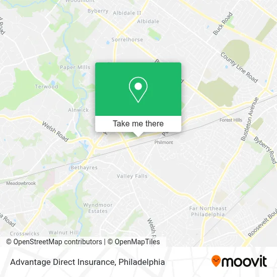 Advantage Direct Insurance map