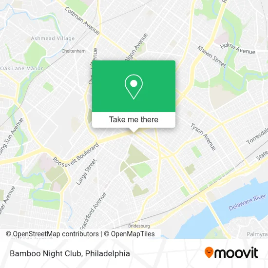 Bamboo Night Club map