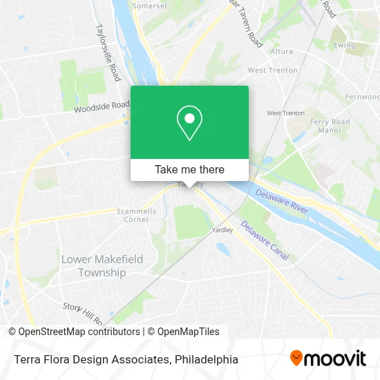 Terra Flora Design Associates map