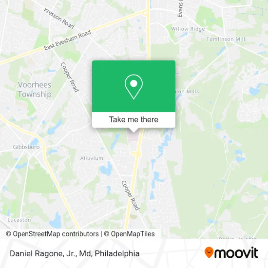 Daniel Ragone, Jr., Md map