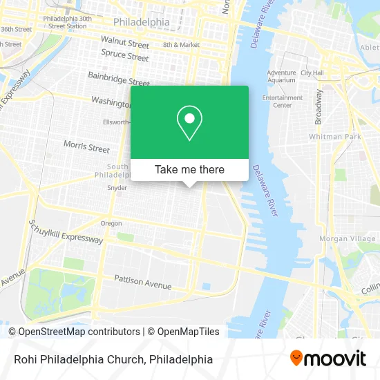 Rohi Philadelphia Church map