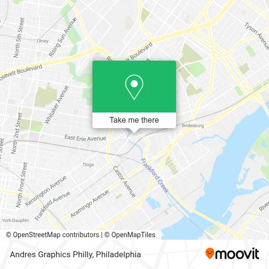 Andres Graphics Philly map