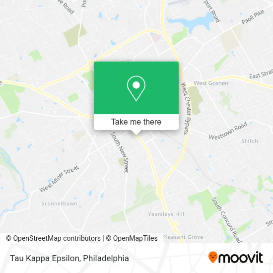 Tau Kappa Epsilon map